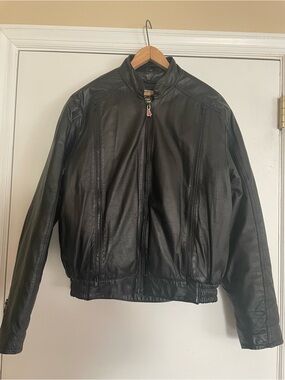 Vintage Hein Gericke Echt Leder Leather Motorcycle Jacket Size 38